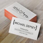 Uncoated Business Cards detail and features