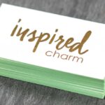 Silk Laminated Business Cards with Stamped Foil detail and features