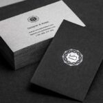 Matte Business Cards finish and coating