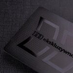 Black Metal Business Cards product photo