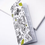 Brochures print quality close up