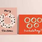 Custom Christmas Cards finish and coating