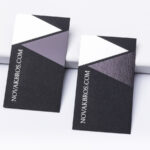 Foil Stamped Business Cards finish and coating