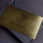 Gold Metal Business Cards size and thickness