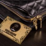 Gold Metal Business Cards design example
