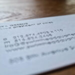 Letterpress Business Cards packaging and presentation