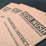 Disposable Menus detail and features