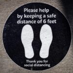 Social Distancing Floor Decals detail and features