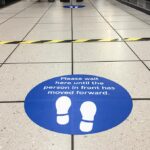 Social Distancing Floor Decals product photo
