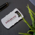 Stainless Steel Business Cards print quality close up